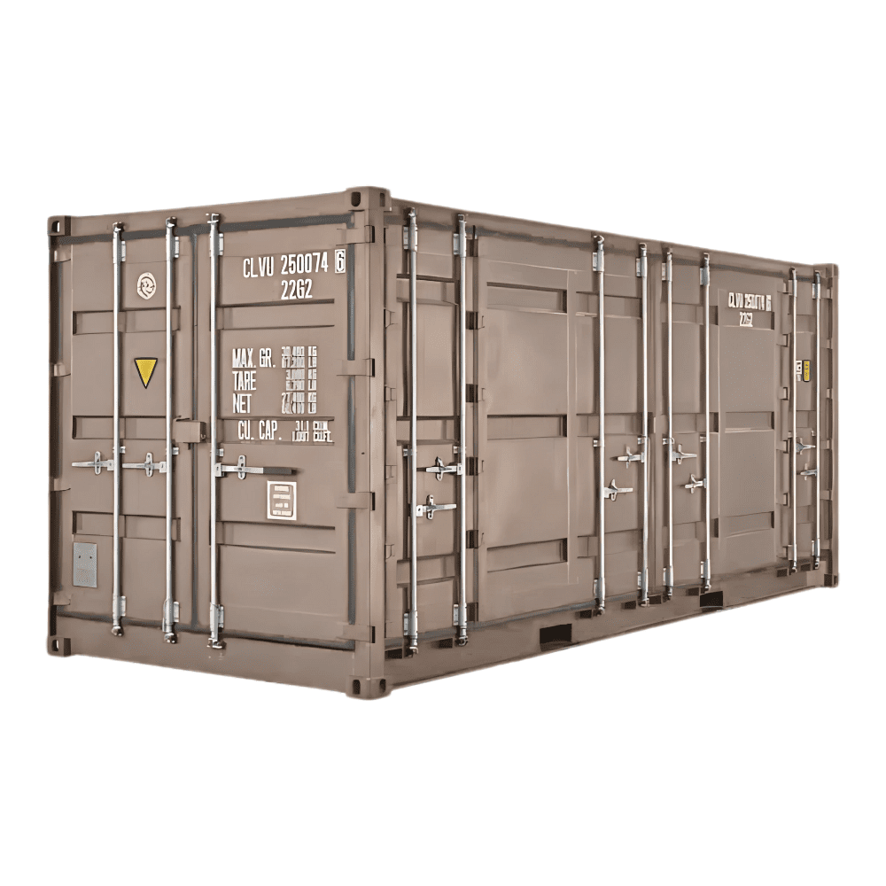 Containers de 20 pieds - Taille de conteneur