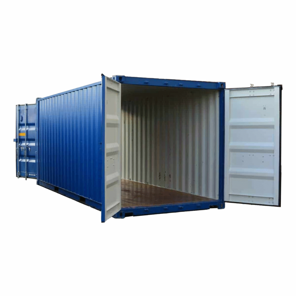 Container double porte - Types d'ouverture