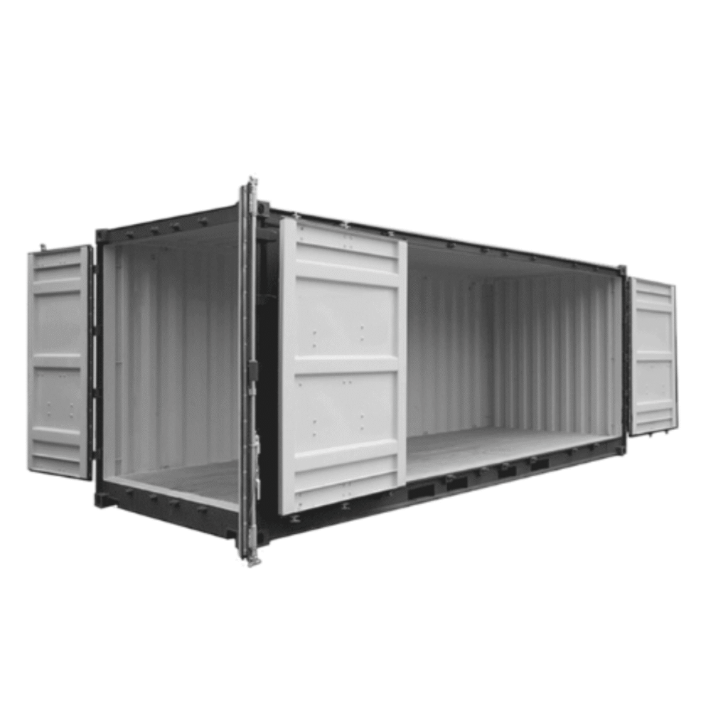 Container open side - Types d'ouverture