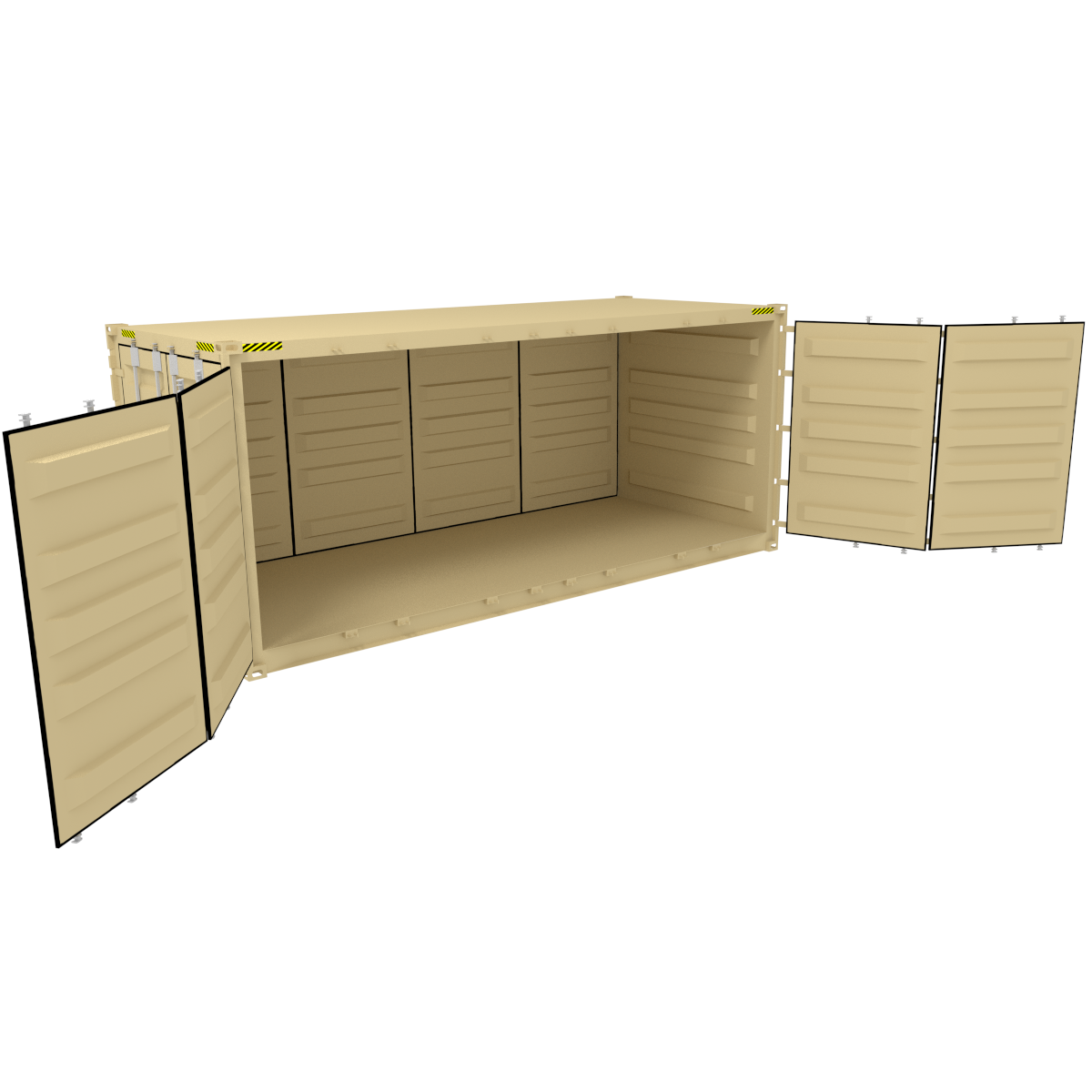 Container open side 3