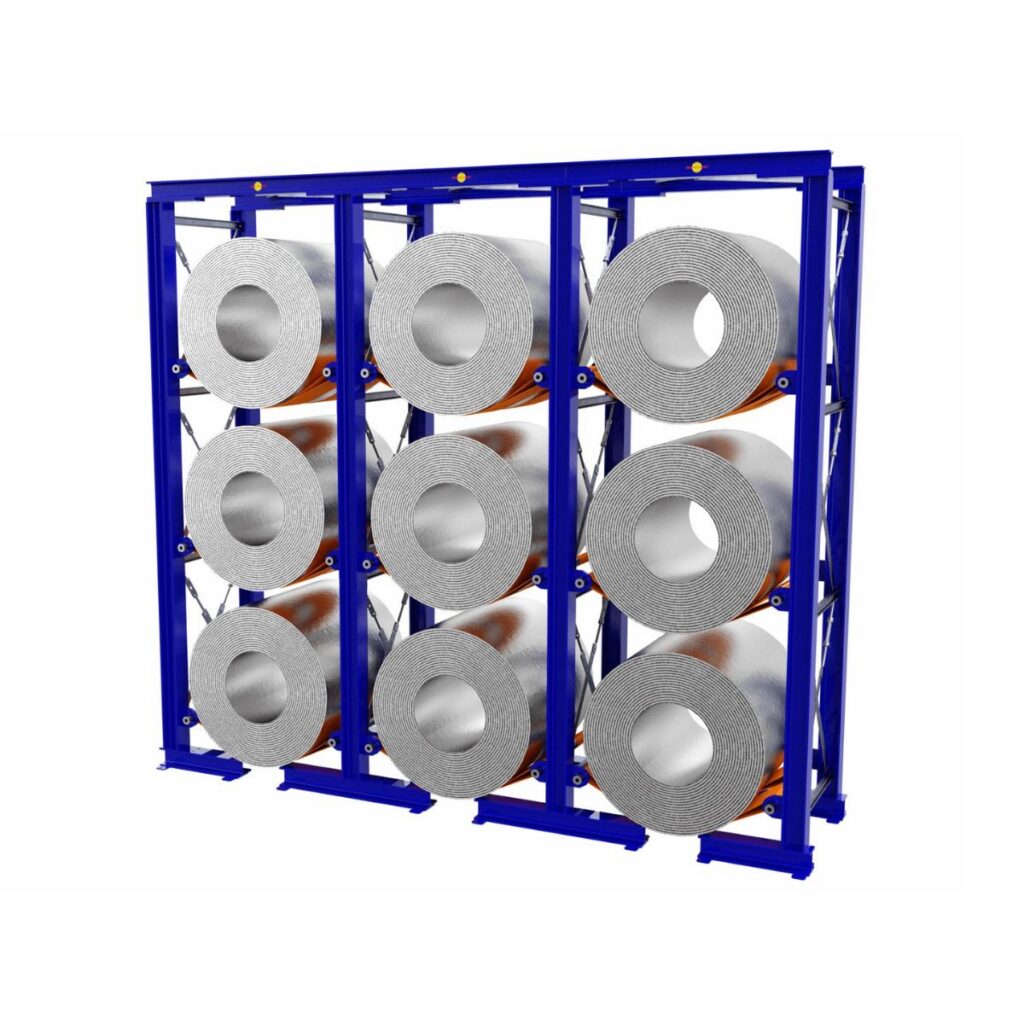 Rack pour bobine - Accessoire pour container