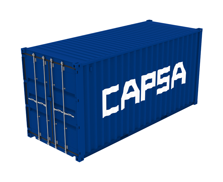 Container 20 pieds HC – Maritime – Volume 37,40 m³ – Surface 13,86 m² – Structure en acier robuste 1