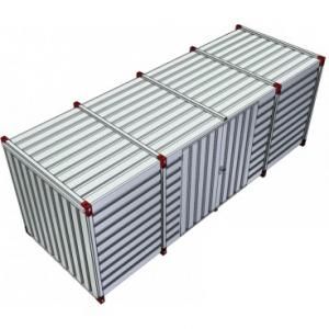 23650 containers de stockage – standard – 6m avec plancher bois et double porte - Image 1