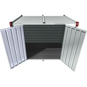 2486ga – Conteneur de stockage standard avec porte double et plancher bois 1