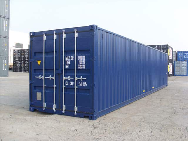 Conteneur maritime dry neuf 40 pieds high cube – capacité accrue pour transport et stockage - Image 1