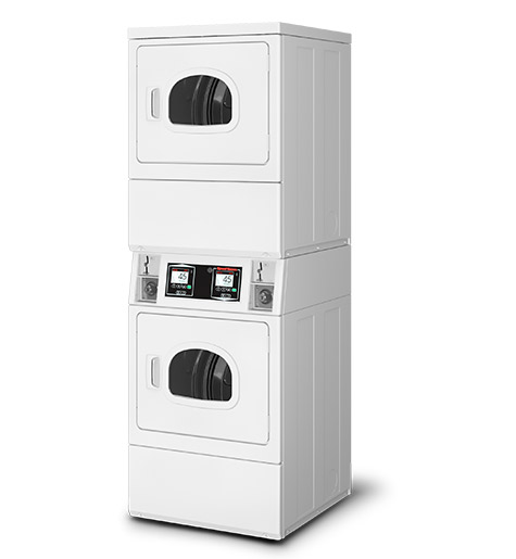Stack Dryers Speed Queen Commercial – capacité double, porte large et durabilité renforcée - Image 2