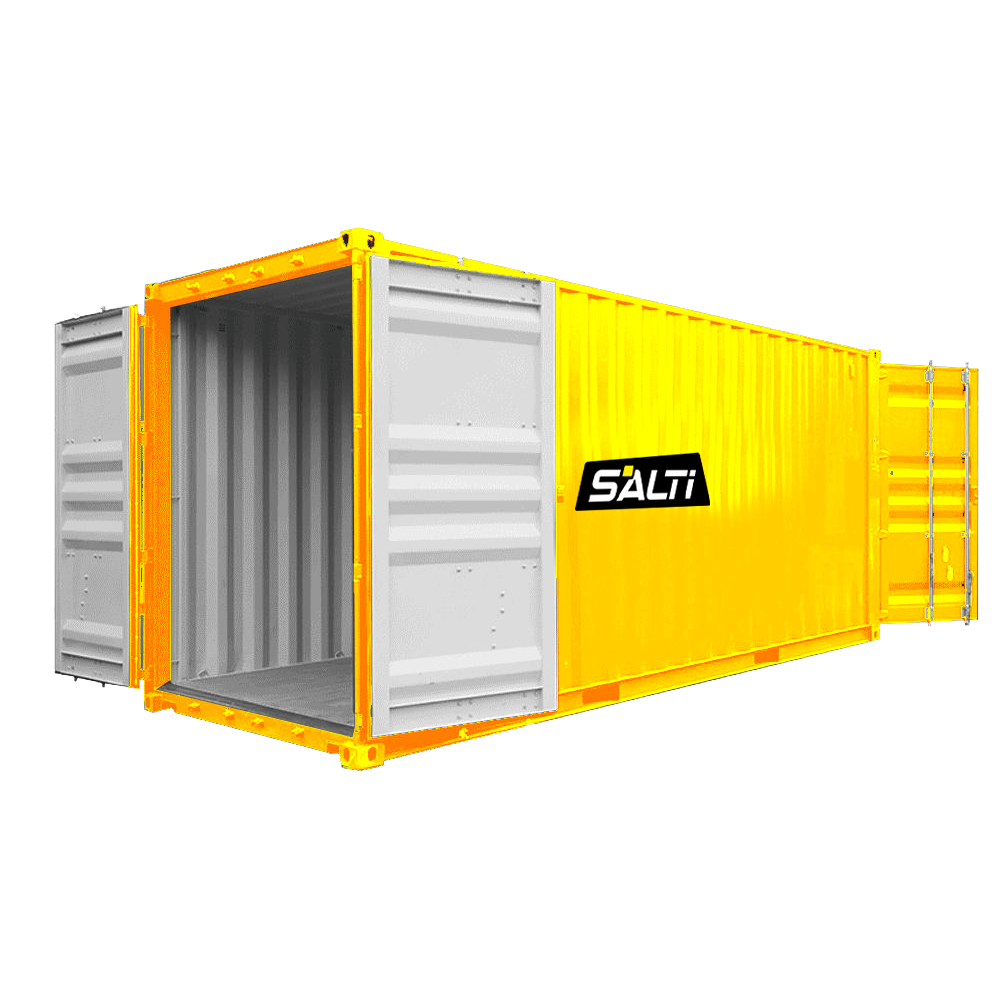 Container 20 pieds double ouverture (33 m³) – 6,06 m x 2,44 m x 2,59 m - Image 1