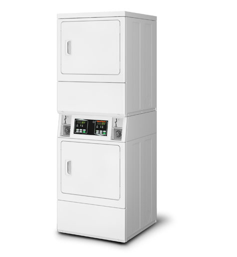 Stack Dryers Speed Queen Commercial – capacité double, porte large et durabilité renforcée - Image 1