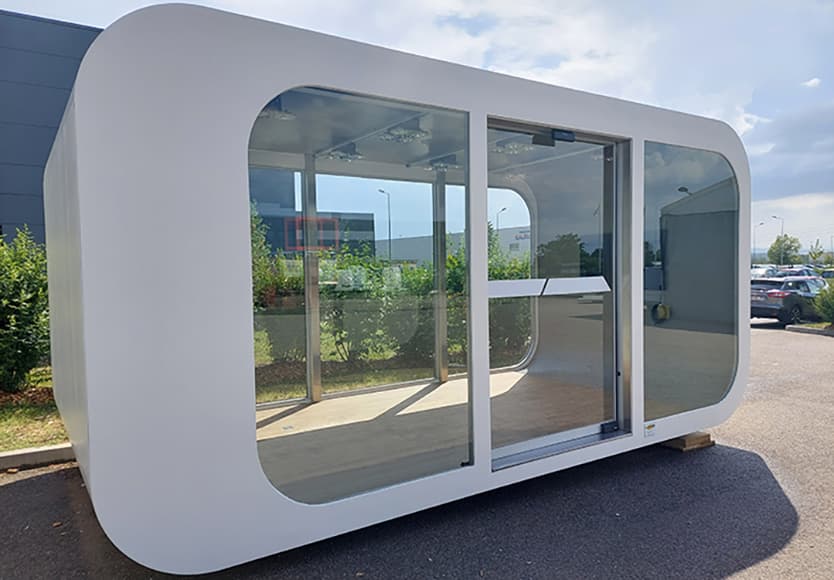 Container premium Techno – 6 m x 3 m x 3 m, structure ouverte et aménagement 20 pieds - Image 1