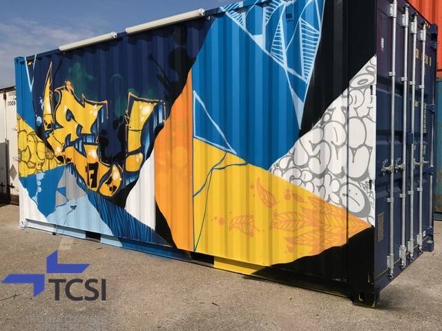 Galerie d’art en conteneur maritime dans le 13 – aménagement sur mesure - Image 1