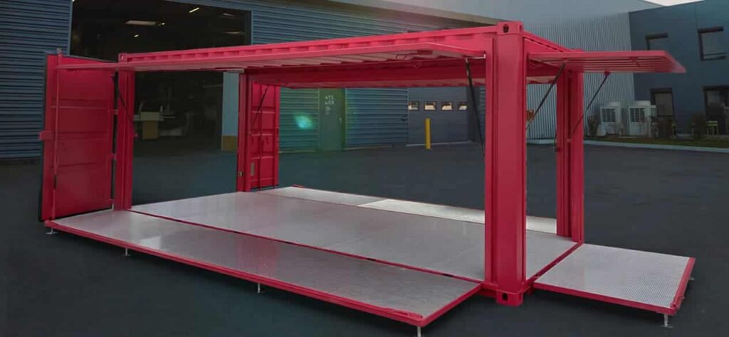 Container sur mesure My Box – deux espaces commerciaux, 6 m de long et 5 m de haut, aménageable en intérieur ou en extérieur 1