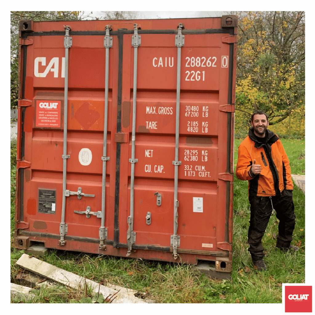 Conteneur maritime dry 40 pieds High Cube occasion – capacité accrue pour transport et stockage - Image 2