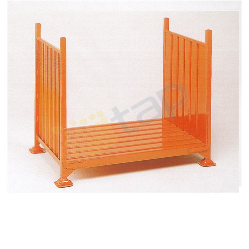 Berceau tolé pour charges longues 2 côtés fermés 1280×850 mm – lot de 6 – laquée orange 1