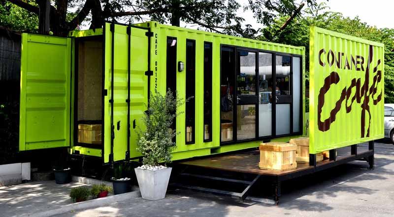 Café container ISK30 – module café en containers aménagés de 30m² - Image 1