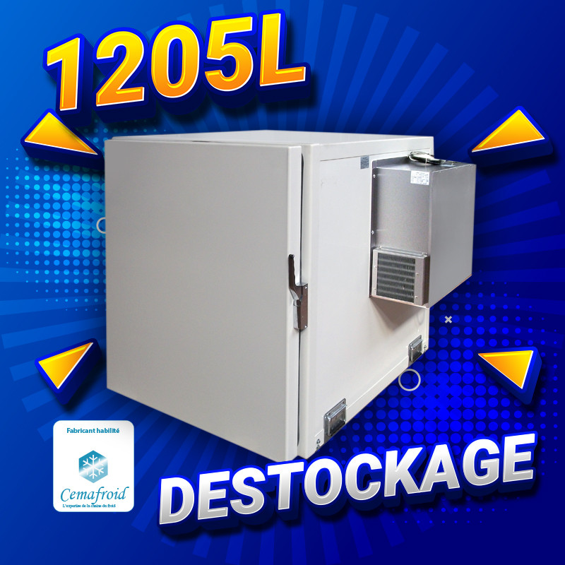 Caisson frigorifique 1205L tout utile 12V / 230V – destiné au transport alimentaire et médical - Image 1