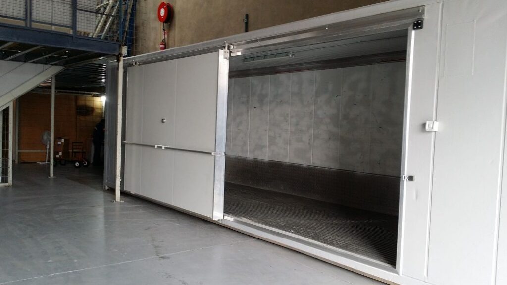 Chambre isolante 30 m2 exfrigo porte coulissante - Image 1