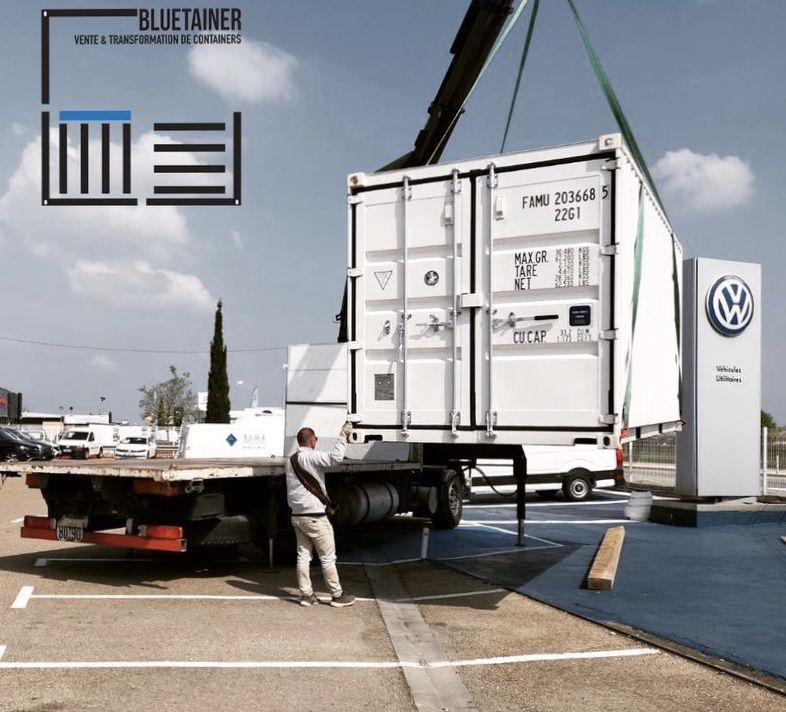 Container maritime 1er voyage – 20 pieds – Neuf ou occasion – Livraison avec déchargement - Image 1