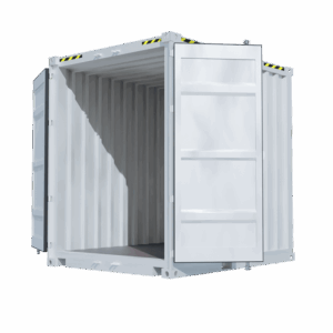 Container 10&prime; High Cube premier voyage – maritime, étanche, 18 m³, 7 m², acier Corten - Image 3