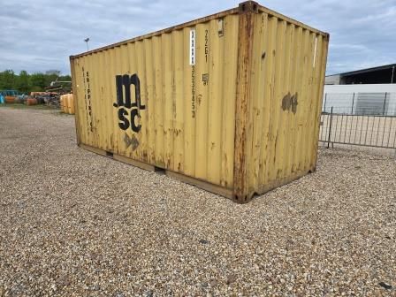 Container 20 pieds occasion Jaune Clair ref : W03002404003 – dabert citernes - Image 1