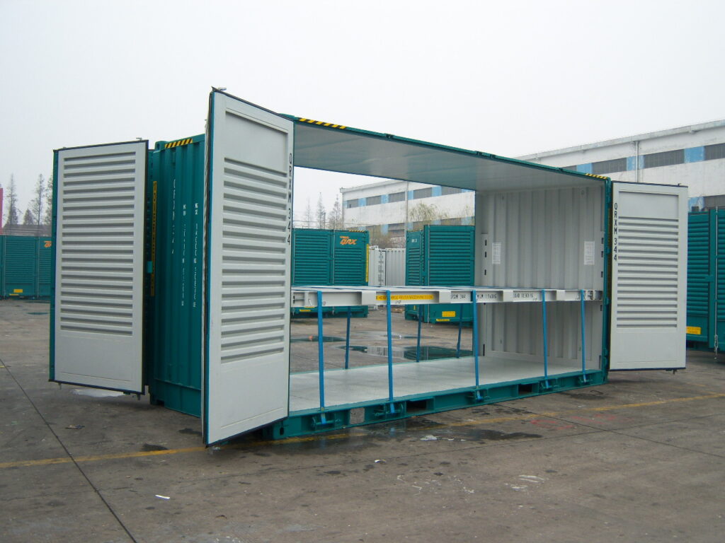 Container aménagé avec grille – 20&prime; pieds – Disponible en dépôt à Anvers, Belgique 1