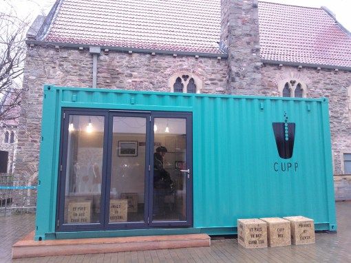 Container bar portes couilissantes   20&prime; pieds - Image 1