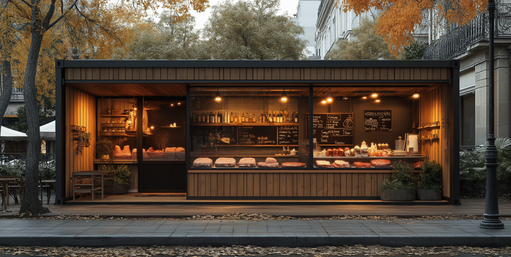 Container Boucherie : une solution moderne, écoresponsable et mobile pour les commerces alimentaires- Duneloft 1
