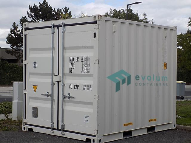 Container de stockage 10 pieds en location – idéal pour BTP, travaux publics et gros œuvre – sécurisé avec acier Corten et plancher marine - Image 1