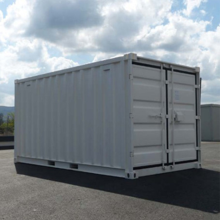 Container de stockage neuf 15 pieds – 18 m³ – profils d&rsquo;acier 3 mm – tôle 1,5 mm – plancher bois 25 mm - Image 1