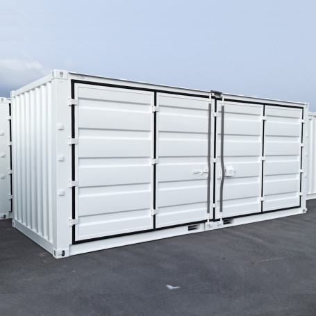 Container de stockage neuf 20 pieds Open Side – 31 m³ – portes à 4 battants en acier - Image 1