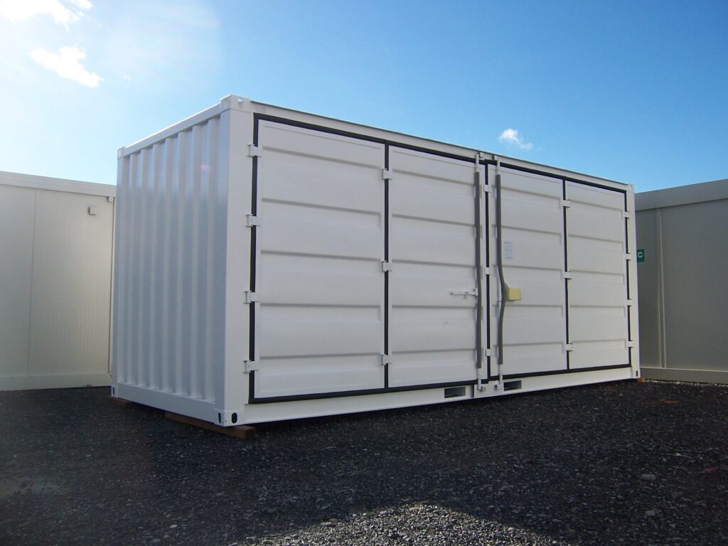 Container de stockage open side neuf 20 pieds – dimensions ext 6,058 x 2,438 x 2,591 m – volume 31 m³ - Image 1