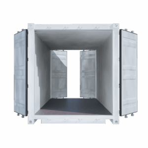 Container Double Door 20&prime; DRY maritime premier voyage – 33 m3, 14 m2, doubles portes verrouillables - Image 3