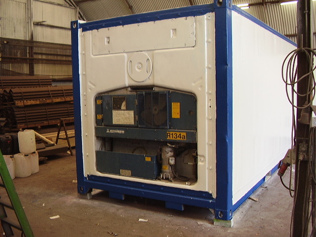 Container frigorifique 20&prime; pieds – 6 mètres – Révisé avec certification PTI – Disponible à Anvers - Image 1