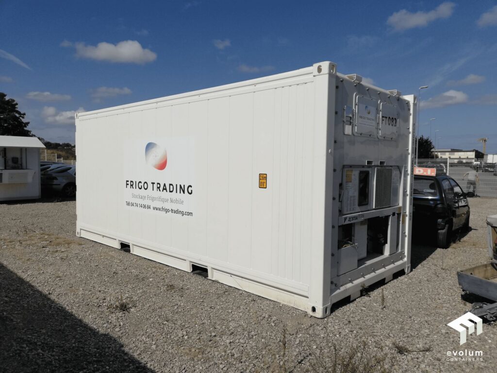 Container frigorifique 10 pieds – idéal pour vos besoins de stockage alimentaire ou non alimentaire sous température dirigée (froid positif ou négatif) – REEFER - Image 1