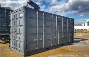 Container maritime 20 pieds open side high cube -Structure en acier CORTEN soudé – Occasion ou 1er voyage - Image 1