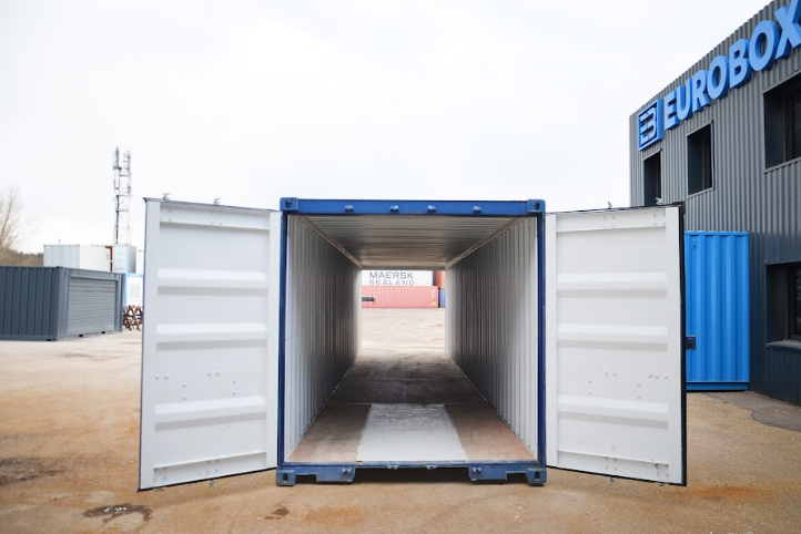 Container maritime 40 pieds – Double portes, acier Corten – 68 m³ - Image 1