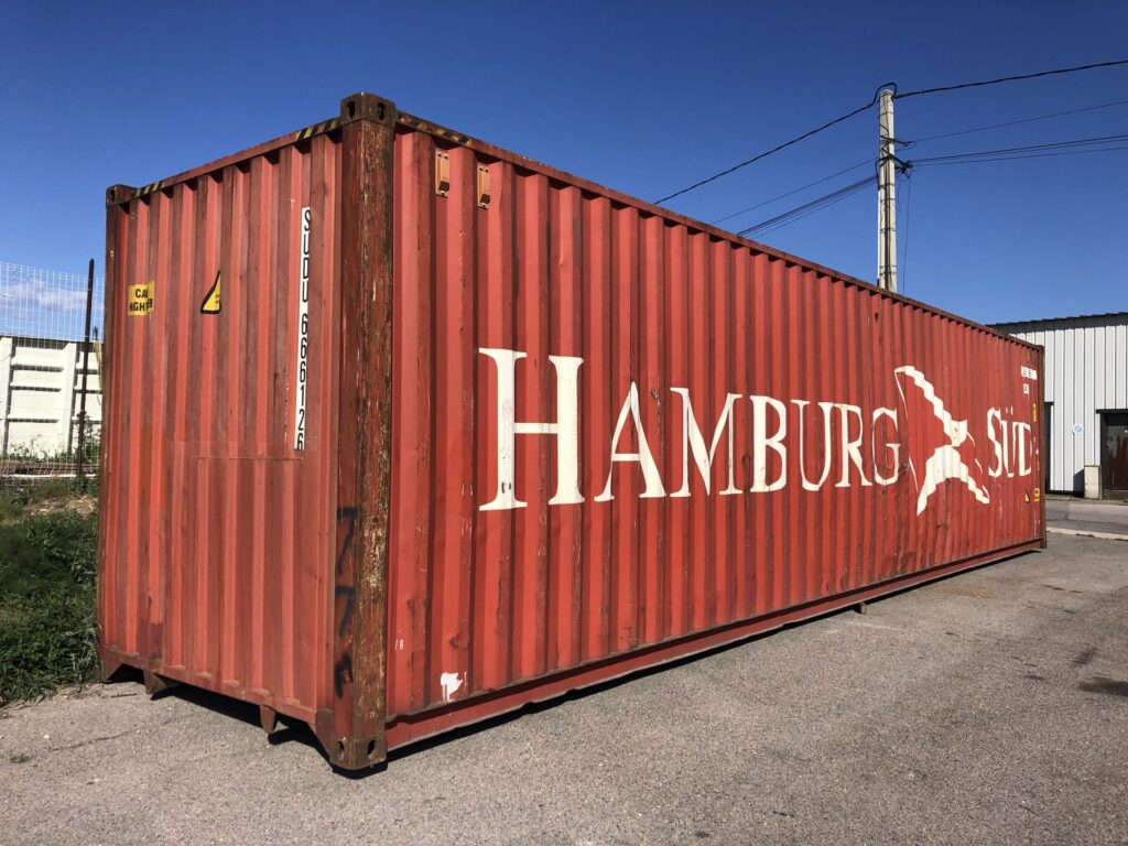 Container maritime 40 pieds – Bluetainer – Stockage et transport – Neuf ou occasion - Image 1