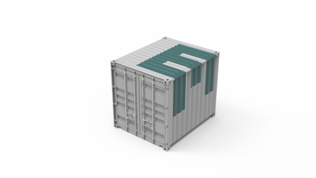 Container maritime 6 pieds – Acier Corten – Stockage sécurisé avec plancher en contreplaqué marine - Image 1