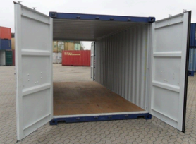 Container maritime DRY 20 pieds double door – Surface au sol 13,8 m² – 1er voyage ou occasion - Image 1