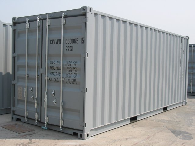 Container maritime premier voyage – 20&prime; pieds – 6 mètres – standard neuf en bon état 1
