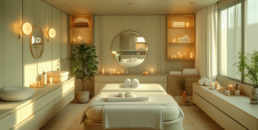 Container Salon de Massage : Un espace de bien-être mobile et écoresponsable conçu pour la détente- Duneloft 1