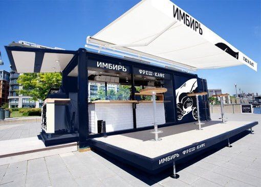 Container snack luxe 20 pieds – modèle ISK6 – adapté aux besoins client - Image 1