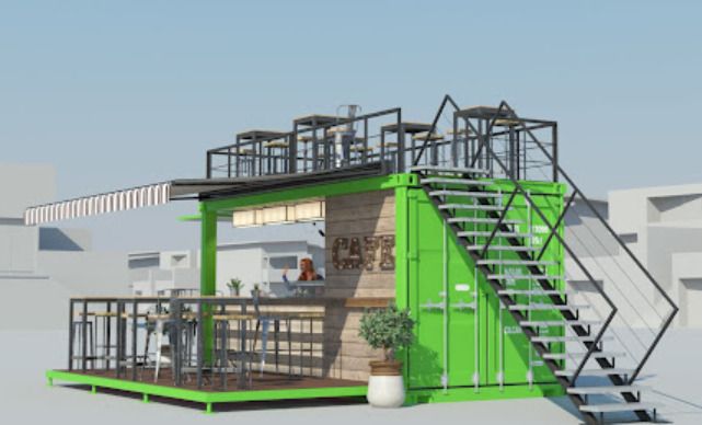 Container snack luxe 20 pieds  type isk7 - Image 1