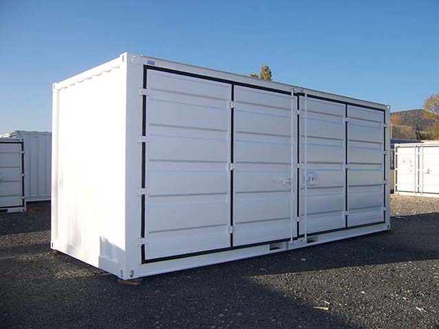 Container de stockage / de chantier open side 1