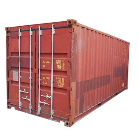 Conteneur maritime dry 20 pieds occasion révisé bon état - Image 1