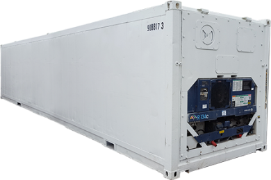 Conteneur frigorifique (reefer) 40&prime; hc – dimensions extérieures 12,192 m x 2,438 m x 2,891 m - Image 1