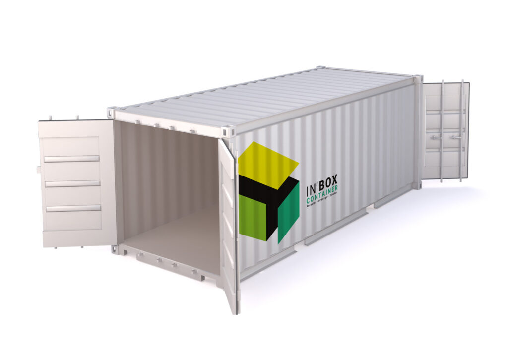 Conteneur 20 pieds Dry Double Door – 13.733 m² – 32.80 m³ – 24 palettes – acier CORTEN – stockage spécifique - Image 1