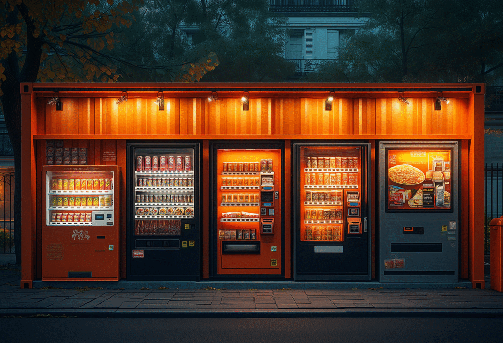 Distributeur automatique de produits alimentaires et boissons en container – solution modulable et écoresponsable pour entreprises et collectivités- Duneloft - Image 1