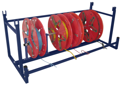 Distributeur de couronnes et bobines – Gamme BOBI 400 – 4 bobines à sandows – Charge max 80 kg - Image 1