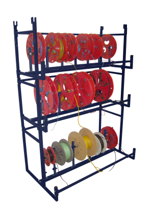 Distributeur de couronnes et bobines – Gamme BOBI-MIXTE avec 3 niveaux et accessoires - Image 1