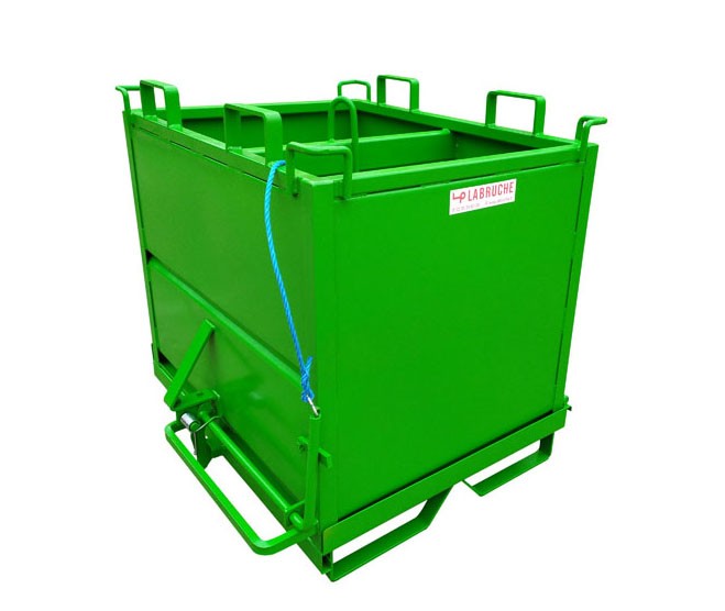 Container gerbable à fond ouvrant sans anneau central – Réf GR-0050T0196 - Image 1